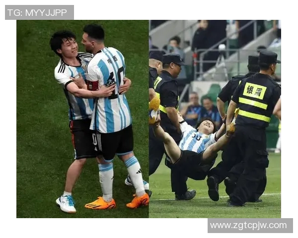 足球明星亲切互动看台球迷瞬间捕捉精彩时刻的温馨画面